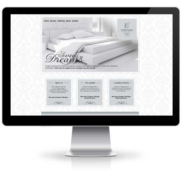 Coopers website design created by Liz Hall Design