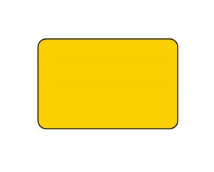 Liz Hall Design - business card with rounded corner
