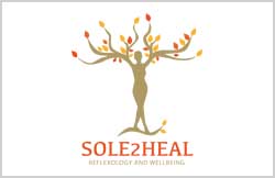 Liz Hall design - Sole2Heal logo