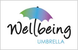 Liz Hall Design - Wellbeing Umbrella logo