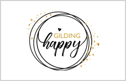 Liz Hall Design - Gilding Happy logo