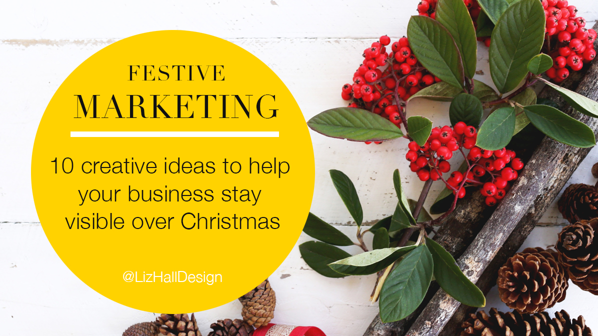 Christmas marketing - Liz Hall Design - graphic design, logo design, Bradford