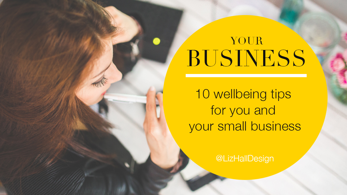 wellbeing at work - Liz Hall Design - Logo design, graphic design, Bradford